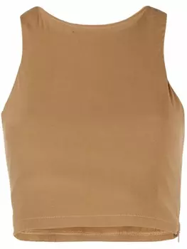 Anemos укороченный топ без рукавов, нейтральный цвет