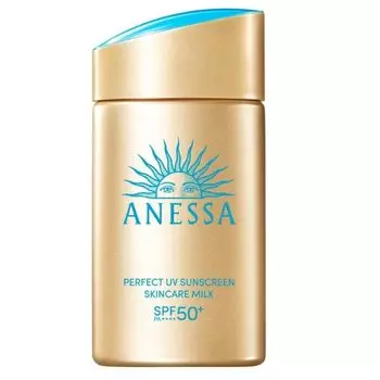 Anessa Perfect UV Sunscreen Skincare Milk NA SPF50+ PA++++ 60 мл, Gold