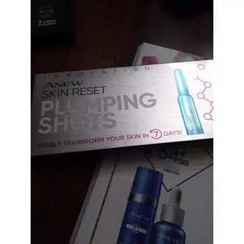 Anew Skin Reset Plumping Shots 7-дневная ампула с коллагеном для лица, Avon