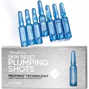 Anew Skin Reset Plumping Shots 7-дневное ампульное лечение, Avon