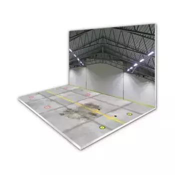 Ангар Пейзаж 04, QuickSandPlinth PVC Wall Landscape Displays (500 x 350mm)