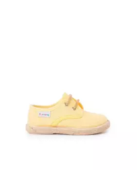 Английские льняные туфли для мальчика на джутовой основе Pisamonas, желтый