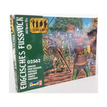 Английские пехотинцы, Historical Miniatures - 100 Years War (1:72) (Revell/Monogram)