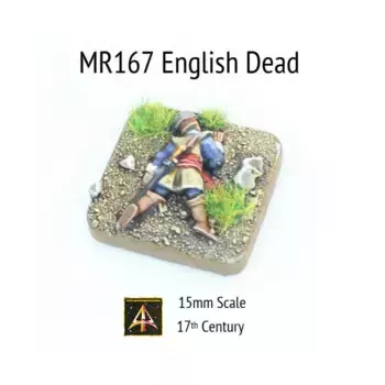 Английский «Мертвый лицом вниз» со шлемом-горшком, Altuos Historical Miniatures - The 17th Century (15mm)
