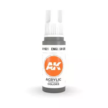 Английский серый (17 мл), 3rd Gen Acrylic - Blacks, Whites & Greys