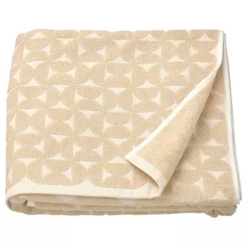 NGSNEJLIKA Банное полотенце большое, светло-бежевый, 100x150 см IKEA