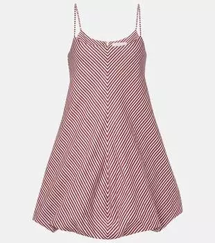 Аниела полосатое хлопковое мини-платье Faithfull, Clare Stripe