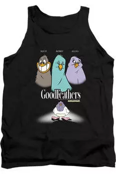 Animaniacs Goodfeathers взрослый майка Gildan, черный