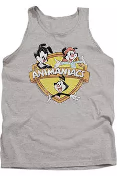 Animaniacs Shielded Animaniacs Взрослая майка Gildan, цвет athletic heather