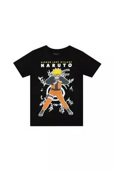 Аниме футболка Naruto, черный