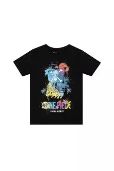 Аниме футболка One Piece, черный