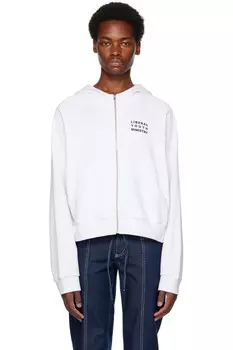 Аниме худи Liberal Youth Ministry, белый