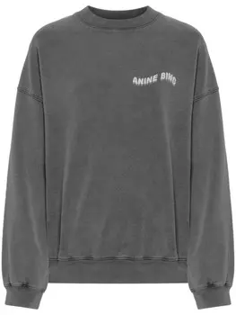 ANINE BING anine bing A0810145WBL1 0 черный а хлопковый, серый