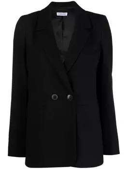 ANINE BING двубортный блейзер, черный