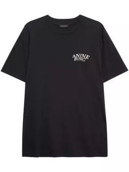 ANINE BING футболка Walker, черный