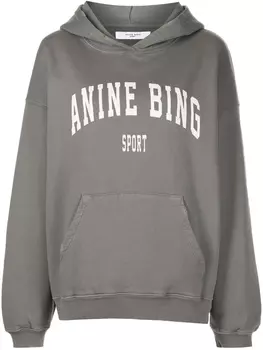 ANINE BING худи Harvey, серый