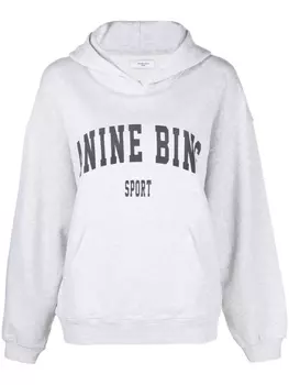 ANINE BING худи с логотипом, серый