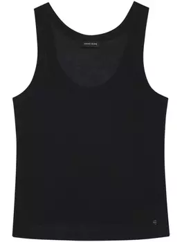 ANINE BING майка с логотипом Brine, черный