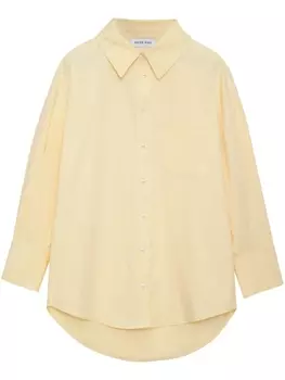ANINE BING рубашка Mika с длинными рукавами, желтый