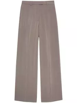 ANINE BING широкие брюки Dolan, серый