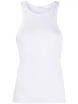 ANINE BING топ без рукавов, белый