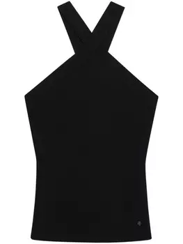 ANINE BING трикотажный топ Brea, черный
