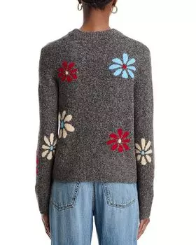 Анисовый цветочный свитер Rails, серый
