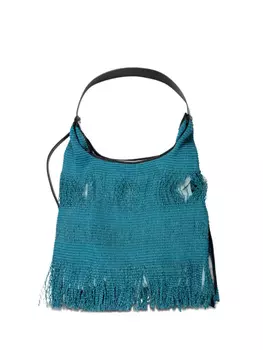 Anita Bilardi средняя сумка Picasso с бахромой, синий