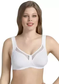 Anita с 1886 г. Литой бюстгальтер "Comfort bra Clara", чашка C-G, полупрозрачная вставка в зоне декольте Anita Since 1886, белый