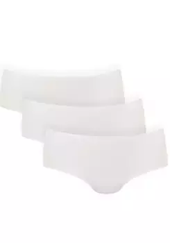 Anita с 1886 года Hipster "Essential Hipster 3-pack" (упаковка, 3 шт.), незаметны под обтягивающей одеждой, бесшовные, эластичные Anita Since 1886, белый