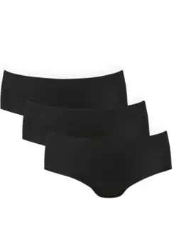 Anita с 1886 года Hipster "Essential Hipster 3-pack" (упаковка, 3 шт.), незаметны под обтягивающей одеждой, бесшовные, эластичные Anita Since 1886, черный