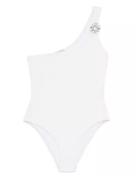 Anjuna купальник с аппликацией, белый