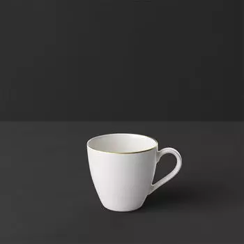 Anmut Gold Чашка для мокко и эспрессо, 100 мл, белый/золотой Villeroy & Boch, белый
