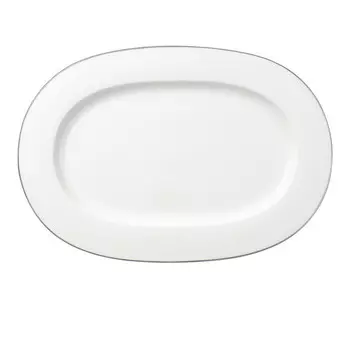 Анмут Платиновая тарелка овальная №1 1 41 см Villeroy & Boch, белый