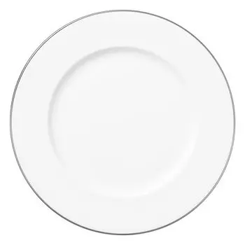 Анмут Платинум №1 круглая, плоская пластина Villeroy & Boch, белый