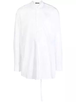 Ann Demeulemeester поплиновая рубашка Mark с длинными рукавами, белый