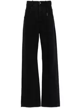 Ann Demeulemeester прямые джинсы, черный
