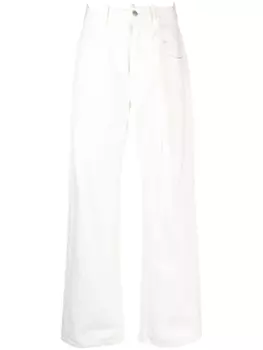 Ann Demeulemeester широкие брюки, белый