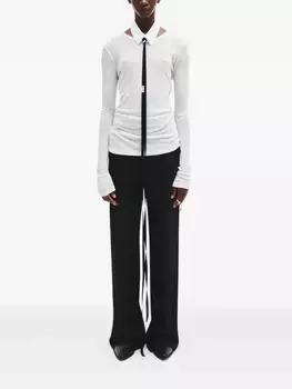 Ann Demeulemeester воротник-рубашка Adela, белый