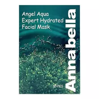 Anna Bella Annabella Angel Aqua Expert Увлажняющая маска для лица 10 лет, Green