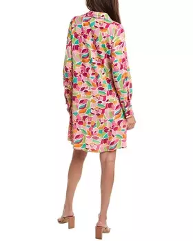 ANNA KAY Платье-рубашка из смесового шелка Arizona, красный