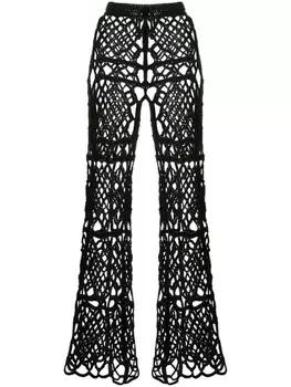 Anna Sui многослойные брюки, черный