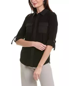 Anne Klein Convertible Utility Топ, черный