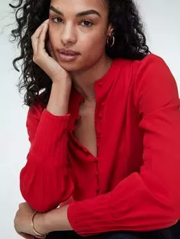 Анника Блузка Baukjen, багрово-красный