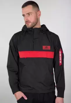 Анорак Alpha Industries " Alpha Industries Мужчины - Куртки Защитный Анорак для активного отдыха", черный