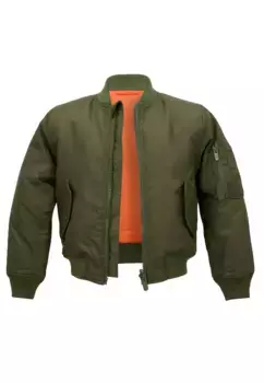 Анорак Brandit " Brandit Men's Kids MA1 Jacket" (1 шт.), без капюшона, оливковый