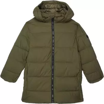 Анорак Mango Amerlong Anorak, хаки