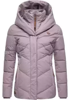 Анорак Ragwear "Natesa Intl.", с капюшоном, стильная зимняя куртка с V-образной стежкой и капюшоном, цвет Lavender