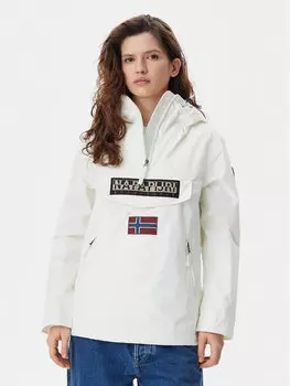 Анорак стандартного кроя Rainforest NP0A4G7F Napapijri, белый