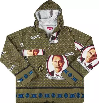 Анорак Supreme Obama Anorak 'Green', зеленый